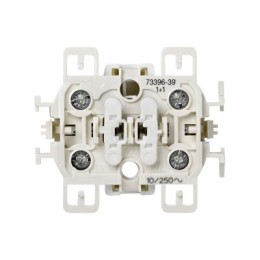 73396-39 Выключатель двухклавишный кнопочный для управления жалюзи, 10А 250В, S73, Simon 73 Loft
