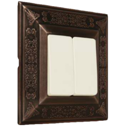 FD01411CO Рамка Granada Медь 1-постовая Fede
