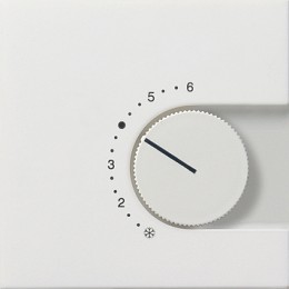 1496112 Накладка для регулятора температуры пола Белый Gira F100