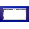 1002399 Рамка без перегородки Event Синий / Белый 2-постовая Gira