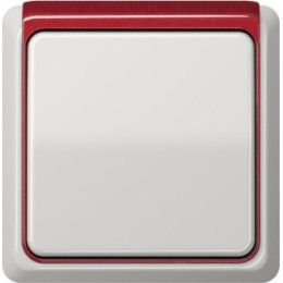 CDP82RTM Рамка внешняя CD Plus Красный металлик 1-постовая Jung