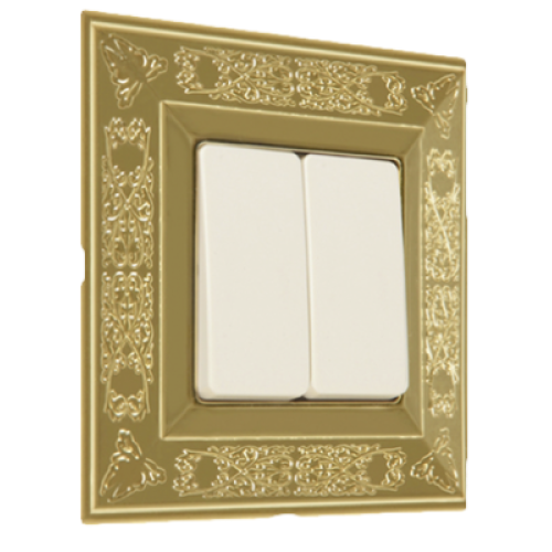 FD01411OB Рамка Granada Золото 1-постовая Fede