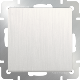 WL13-SW-1G-2W Выключатель одноклавишный проходной (перламутровый рифленый) Antik Werkel a040890