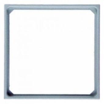 11091414 Переходная рамка для центральной панели 50 x 50 мм цвет: алюминий, матовый B.1/B.7 Glas Berker