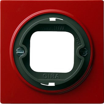 065943 Накладка для штыкового затвора для светового сигнала для крышек со штыковым затвором Красный Gira S-color