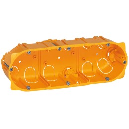 080053 Batibox Коробка встраиваемая монтажная для сухих перегородок 3п гл.50мм Legrand