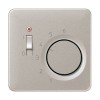 CDTR231PLPT CD 500/CD plus Платина Накладка термостата комнатного с выкл.(мех TR231U,TR241U)  Jung