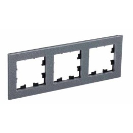 ATN343203 Рамка тройная Schneider Electric Atlasdesign Nature, айс грей мрамор