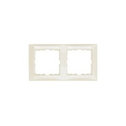 10228912 Рамка с полем для надписей S.1 Белый с блеском 2-постовая Berker