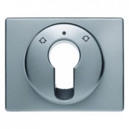 15049014 Центральная панель для жалюзийного замочного выключателя/кнопки цвет: стальной, лак Arsys Berker