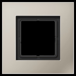 LSP981ES Рамка LS Plus Сталь 1-постовая Jung