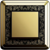 0211672 Рамка Classix Art Латунь / Черный 1-постовая Gira