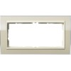 1002771 Рамка без перегородки Event Clear Песочный / Кремовый 2-постовая Gira
