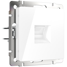 WL01-RJ-11 Телефонная розетка  RJ-11 (белая) Antik Werkel a028832