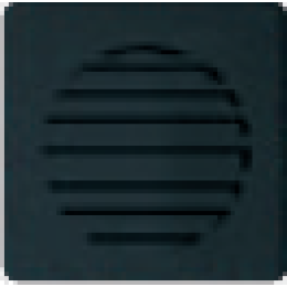 FD17035-M Звонок 220V, цвет Черный FEDE