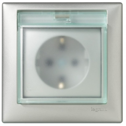 770150 Рамка Valena Алюминий 1-постовая Legrand