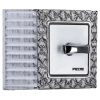 FD01521AB Рамка для накладного монтажа San Sebastian Антикварное серебро / Черный 1-постовая Fede