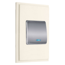 FD01611BE Рамка New Marco Бежевый 1-постовая Fede