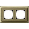 0212621 Рамка Classix Бронза 2-постовая Gira