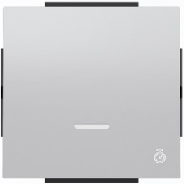 8562 PL Клавиша для механизма электронного выключателя с таймером серебряный, ABB