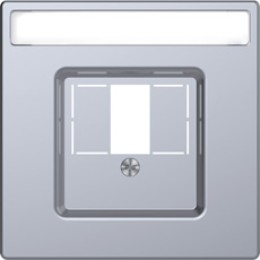 MTN4250-6036 D-life центральная накладка для tae/audio/usb, нерж. сталь Merten