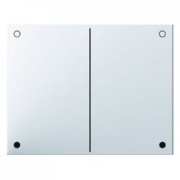 17657009 Кнопка для универсального нажимного диммера двойного включения цвет: полярная белизна, с блеском K.1 Berker