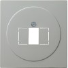 027642 Накладка телефонной розетки TAE+Стерео+USB Серый Gira S-color