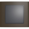 10113001 Рамка B.3 Коричневый / Антрацит 1-постовая Berker
