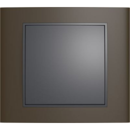 10113001 Рамка B.3 Коричневый / Антрацит 1-постовая Berker
