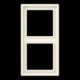 LS982W Рамка LS 990 Бежевый 2-постовая Jung