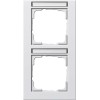 110222 Рамка E2 Белый 2-постовая вертикальная Gira