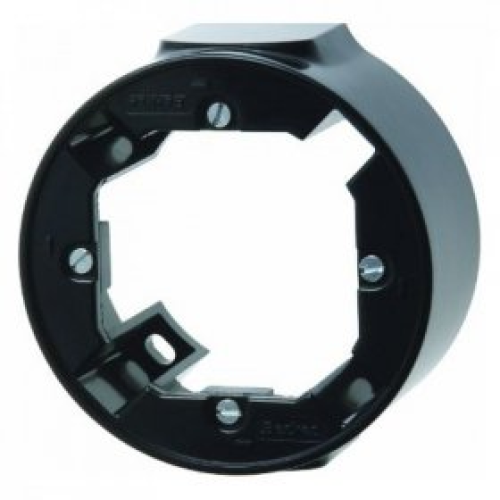 100101 Рамка для наружного монтажа Serie 1930 Черный с блеском 1-постовая Berker