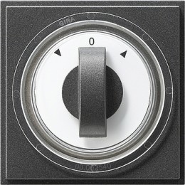 066667 Накладка с ручкой для жалюзи Антрацит Gira TX44