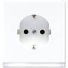 LS520-OWWLEDW SCHUKO-розетка с подсветкой LED Jung LS серия