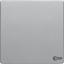 16206064 Клавиша с оттиском символа «Дверь», Q.1/Q.3, цвет: алюминиевый, с эффектом бархата Berker