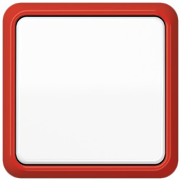 CD581GLRT Рамка CD 500 Красный 1-постовая Jung