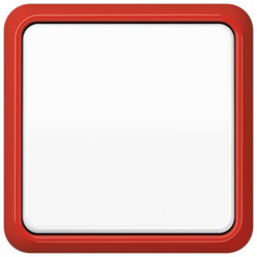 CD581GLRT Рамка CD 500 Красный 1-постовая Jung