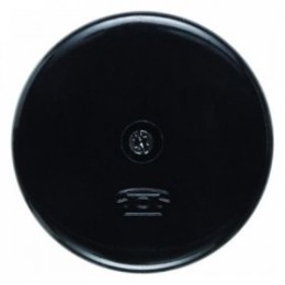 103701 Центральная панель для VDo-розетки и кабельного вывода Er цвет: черный, с блеском серия 1930, Glasserie, Palazzo Berker