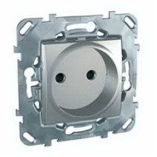 MGU5.033.30ZD Розетка без зк со шторками (винт. зажим) алюминий Schneider Electric MGU5.033.30ZD Розетка без зк со шторками (винт. зажим) алюминий Schneider Electric
