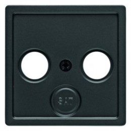 12036086 Центральная панель для антенной розетки 2 и 3 отверстия Berker