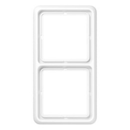 CD582WUWW Рамка CD Ударопрочная Белый 2-постовая Jung