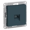 ATN000883 Atlasdesign Розетка компьютерная RJ45, кат. 5Е, механизм, Изумруд Schneider Electric