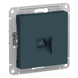 ATN000883 Atlasdesign Розетка компьютерная RJ45, кат. 5Е, механизм, Изумруд Schneider Electric