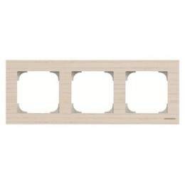 8573 FR Рамка Sky Белый ясень 3-постовая ABB