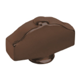 FD02314MK Поворотная ручка типа "овал фигурный", цвет moka FEDE
