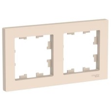 ATN000202 Рамка AtlasDesign Бежевый 2-постовая Schneider Electric ATN000202 Рамка AtlasDesign Бежевый 2-постовая Schneider Electric