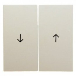 16258982 Клавиши с оттиском Стрелка цвет: белый, с блеском S.1 Berker