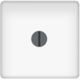 FD03120 Поворотный выключатель "с двух мест" без лампы подсветки, цвет Белый FEDE