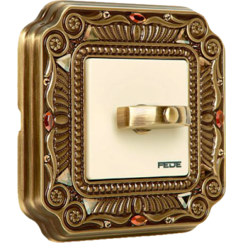 FD01361PBCL Рамка Firenze Патина 1-постовая Fede