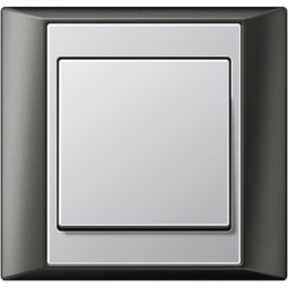 AP581ANTAL Рамка A Plus Антрацит / Алюминий 1-постовая Jung